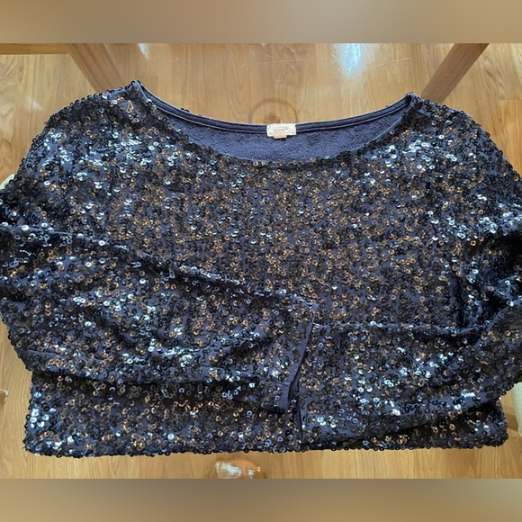 J Crew top all over sequins XS - Picture 3 of 8